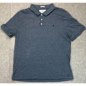 Original Penguin Heritage Slim Fit Button Up Short Sleeve Polo‎ Shirt Size XL